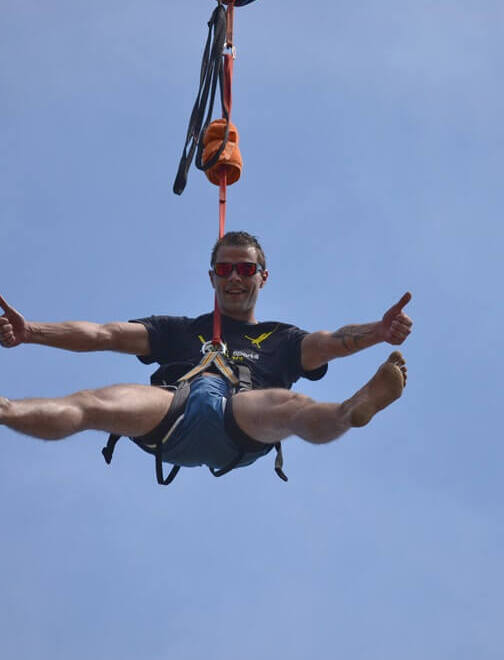 Bungee Extrém v Olomouci - seskoky z jeřábu z 50 m