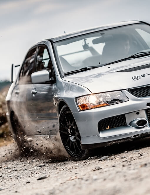 Jízda v Mitsubishi Lancer EVO IX + ostré svezení s profesionálem