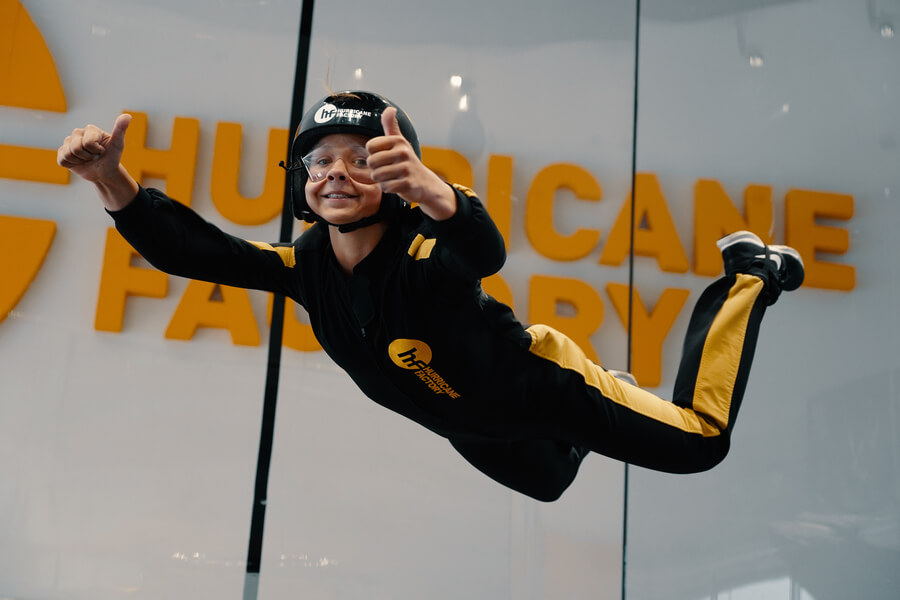 Indoor skydiving junior + video ZDARMA