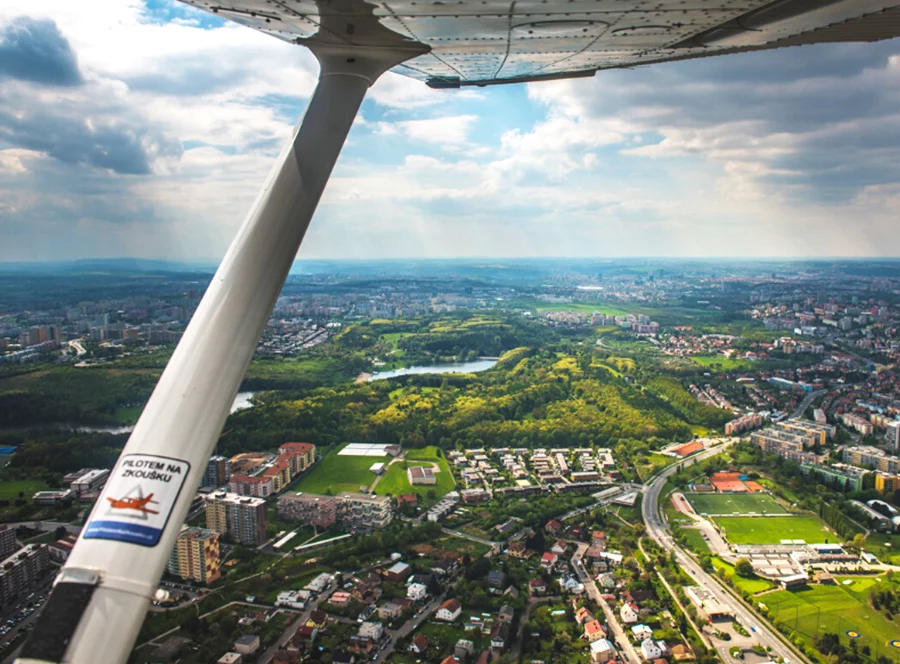 Pilotem ultralightu na zkoušku 20 minut