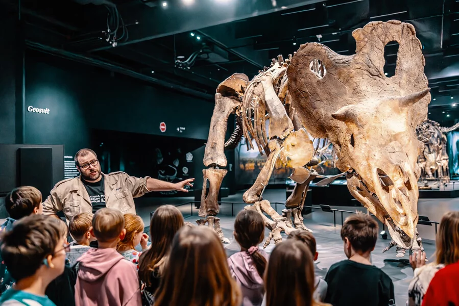 Noc v muzeu dinosaurů