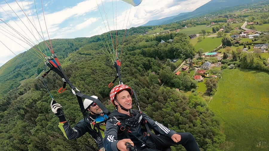 Paragliding – tandemový let Exclusive s videozáznamem