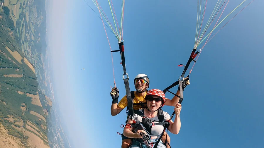 Paragliding – tandemový let Exclusive s videozáznamem