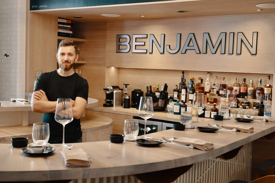 Degustační menu s šéfkuchařem v restauraci Benjamin