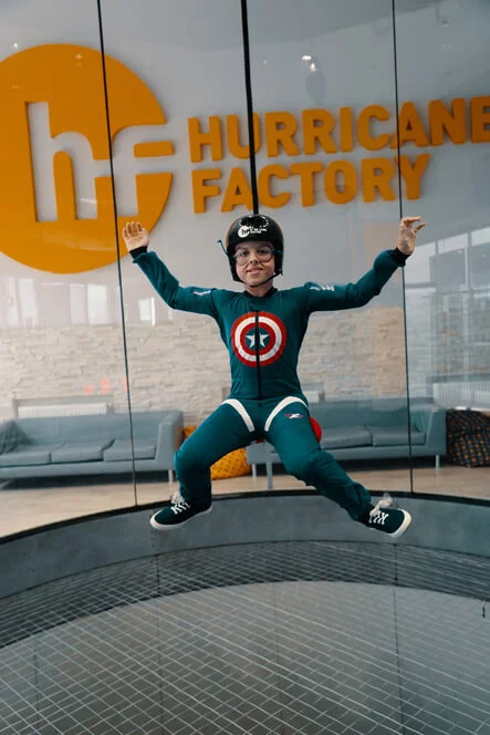 Indoor skydiving junior + video ZDARMA