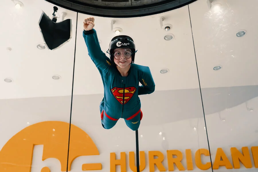 Indoor skydiving junior + video ZDARMA